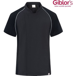 Σακάκι Σεφ Javier Μαύρο Slim Fit - Ultralight Microfiber Dry&Clean 25P08G430 Μαύρο Giblor's