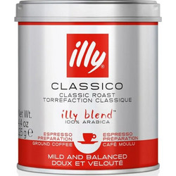 Illy Classico Καφές Espresso Αλεσμένος 125gr