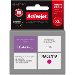 Activejet AB-427MNX Brother printer ink cartridge, replacement for Brother LC-427MXL Supreme 53 ml magenta