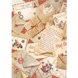 Stamperia Ριζόχαρτο Decoupage A4 (21X29,7cm) Post cards