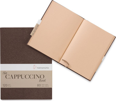 Hahnemuhle Σκληρόδετο Μπλοκ Σχεδίου Cappuccino Book 40 Φύλλων A4 (21x29,7cm) 120gr