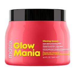 Matrix Glow Mania Glazing Queen Super Gloss Protecting Mask - Maska pro barvene vlasy 500ml