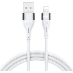 Bwood Silicone X-280L Καλώδιο USB-A to Lightning White