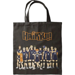 Tote Bag Haikyu Black 40 x 35 cm
