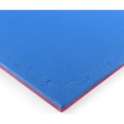 Δάπεδο Προστασίας EVA Πλέξη 100x100cm 2cm Κόκκινο-Μπλε