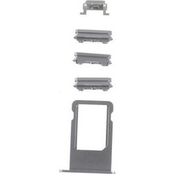 Σετ Εξωτερικών Κουμπιών 3 σε 1 Power Volume Mute Buttons Sim Card Tray για iPhone 6s Plus - Γκρι