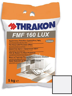 Αρμόστοκος πορσελάνινης υφής LUX Nο601 Λευκό THRAKON 5kg