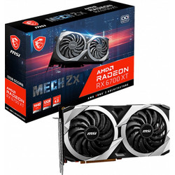 MSI Radeon RX 6700 XT 12GB GDDR6 Mech 2X OC Κάρτα Γραφικών PCI-E x16 4.0 με HDMI και 3 DisplayPortΚωδικός: V398-002R
