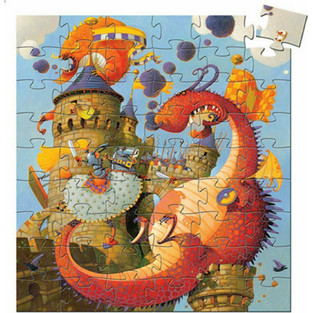 Παιδικό Puzzle Djeco Δράκος 54 Κομμάτια
