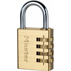 Master Lock 604EURD Λουκέτο Πέταλο Συνδυασμού 40mm 604040112