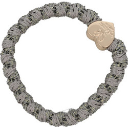 By Eloise London Gold Heart Woven χρώμα Pebble Grey
