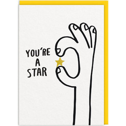 Ashkahn x Ohh Deer You're a Star Gesture | Ευχετήρια Κάρτα