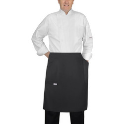 Ποδιά Μέσης Μαύρη Polycotton Side Pockets Egochef 6119002N