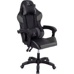 ΠΟΛΥΘΡΟΝΑ GAMING DARREN HM1203.10 ΜΑΥΡΟ-ΓΚΡΙ PVC 60x60x120Υεκ