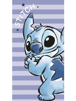 Disney Lilo & Stitch Stripes Πετσέτα Θαλάσσης Microfiber 70x140cm