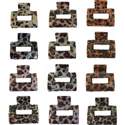 Ro Accessories Κλάμερ μαλλιών animal print 5cm 02-0441