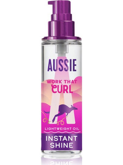 Aussie Bouncy Curls Work That Curl Ξηρό Λάδι Μαλλιών για Επανόρθωση & Όγκο 95ml