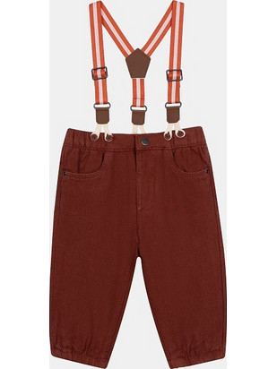 Βρεφικό Παντελόνι για Αγόρια Retro Trousers ΚΟΚΚΙΝΟ