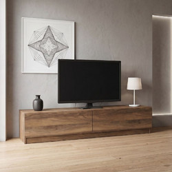 Έπιπλο τηλεόρασης χρώμα καρυδί 160x31,3x32,9εκ