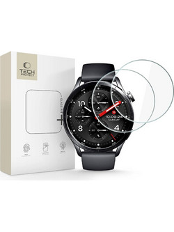 Tech-Protect Προστασία Οθόνης Glass Fit+ για Xiaomi Watch S5 (46mm) 2τμχ - Διάφανο