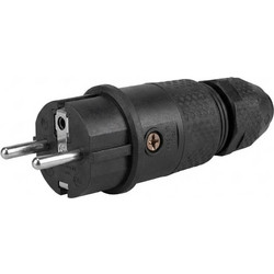 Φις Ρεύματος ABL 100000068 Professional SCHUKO & fr-be. Elamid-2K. Black. sv. IP54