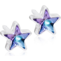 Σκουλαρίκια Blomdahl Star Lilac Shimmer