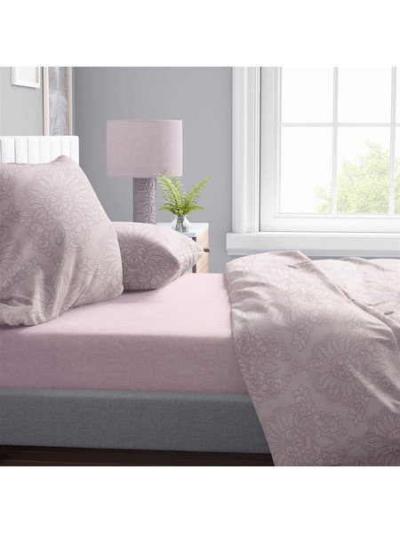 Πάπλωμα Εμπριμέ Άρτεμις 706 220X240 Light Purple 100% Cotton Dimcol