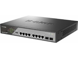 D-Link DSS-200G-10MPP Unmanaged L2 Switch με 8 Θύρες Ethernet 1Gbps
