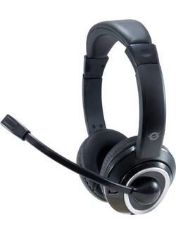 Conceptronic Polona On Ear Ακουστικά Υπολογιστή με Μικρόφωνο & USB-A