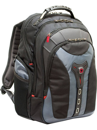 Wenger Swissgear Pegasus Backpack Laptop 17" Black / Grey