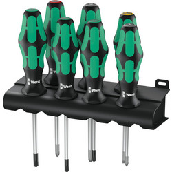 Σετ Εργαλείων WERA 367/6 TORX BO Kraftform screwdriver + Rack