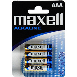 Maxell Alkaline AAA 4τμχ