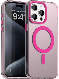 Techsuit CandyCase MagSafe Back Cover Pink (iPhone 15 Pro Max)