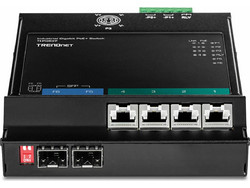 Trendnet TI-PG62F Managed L2 Switch με 4 Θύρες Ethernet 1000Mbps και 2 SFP θύρες