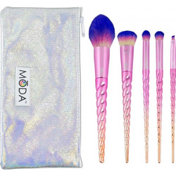 Royal & Langnickel Moda Mythical Star Travel Σετ Πινέλα Μακιγιάζ με Θήκη 5τμχ