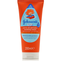 Johnson's Kids Combing Cream with Shea Butter (200ml) - Παιδική Κρέμα Χτενίσματος για Καλοσχηματισμένες Μπούκλες