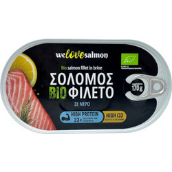 Σολομός Bio Φιλέτο σε Νερό - WeLoveSalmon - 170gr