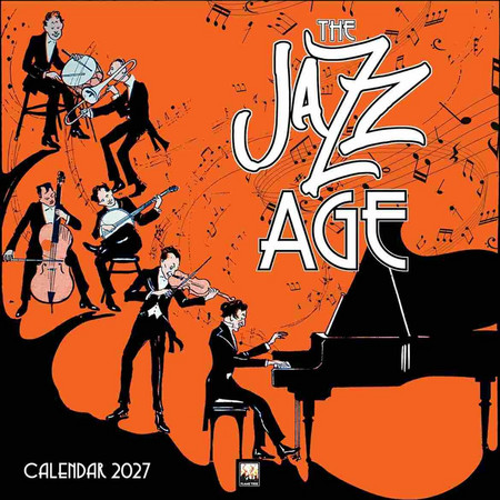 THE JAZZ AGE WALL CALEBDAR 2027 (ART CALENDAR)