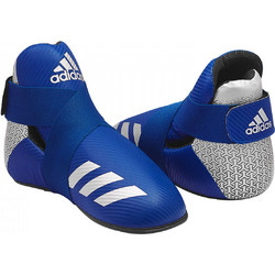 Προστατευτικά Ποδιών Kick adidas WAKO Kickboxing Μπλε/Ασημί
