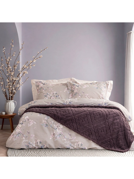 Κουβέρτα Ζακάρ Oryn Marron Υπέρδιπλή Nima Home