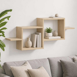 Ράφι Τοίχου Sonoma Δρυς 95 x 17 x 37 cm Επεξεργασμένο Ξύλο 8015042