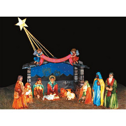 Αναγεννησιακή Φάτνη Με Τοίχο 280 x 170 x 350(h)cm Lianos XMAS - Lianos XMAS