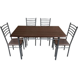 Τραπέζι Σετ (4+1) ArteLibre ALPINE ASTER Wenge 120x68x75cm