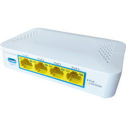 MaxLink MAXPI60EXT1x4, PoE extender - 1xPoE-in 802.3bt/PoE++ 4xPoE-out 802.3af/at, 65W, 1xUSB-C Out (MAXPI60EXT1x4)