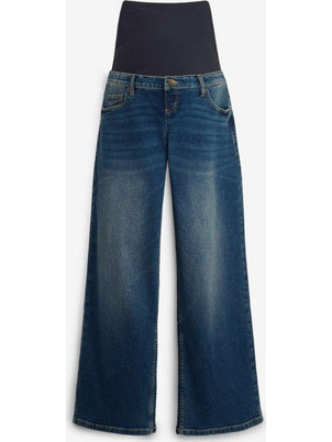 Τζιν εγκυμοσύνης από βιολογικό βαμβάκι, wide leg