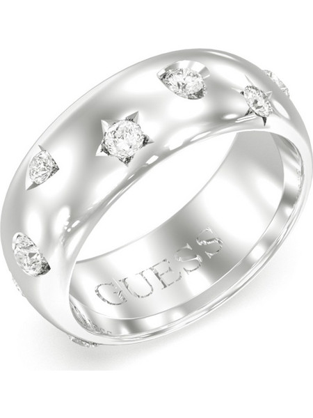 Guess Steel Rainbow Forever Δαχτυλίδι Ασημένιο με Πέτρες JUBR07007JWRH