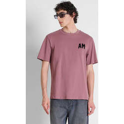 Antony Morato ανδρικό T-shirt με λογότυπο Relaxed Fit - KS02688FA100240 Σάπιο Μήλο