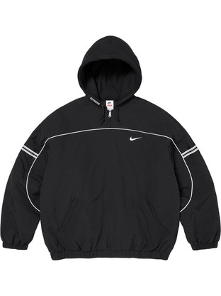 Supreme Nylon Hooded Jacket Ανδρικό Μπουφάν Μαύρο