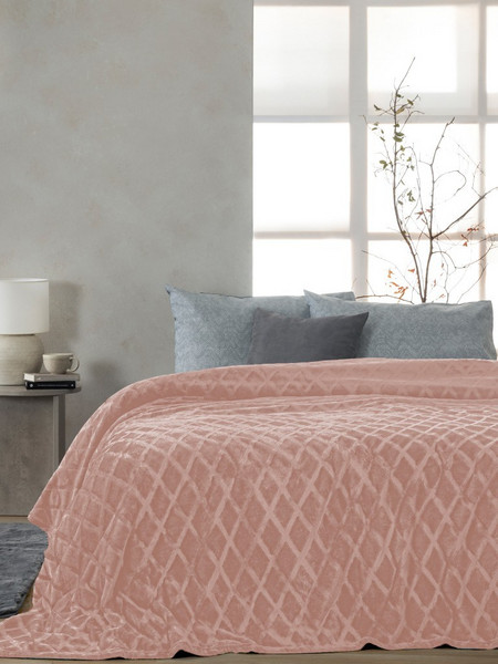 Κουβέρτα Μονή Fleece 160x240 - Palamaiki - Nadine/5 - Pink - Ροζ