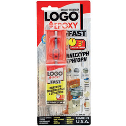 Κόλα EPOXY FAST Σύριγγα 30ml LOGO LOGO
